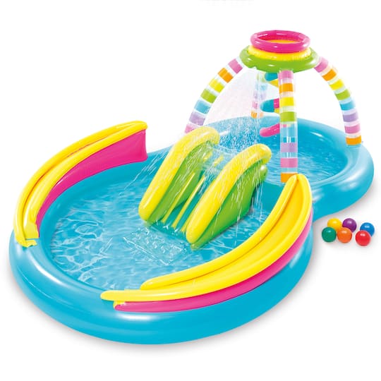 Intex® Rainbow Funnel Inflatable Play Center